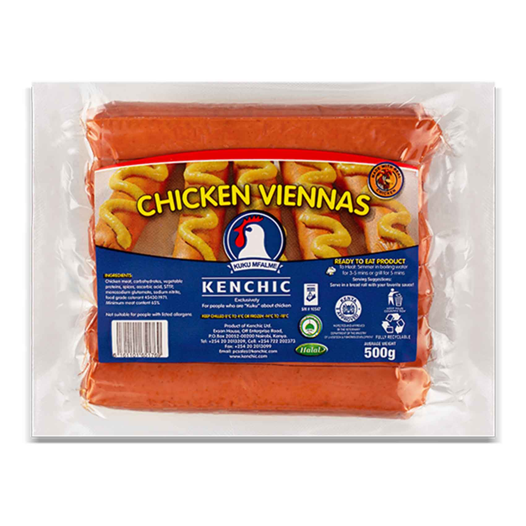 KENCHIC CHICKEN VIENNAS 500G
